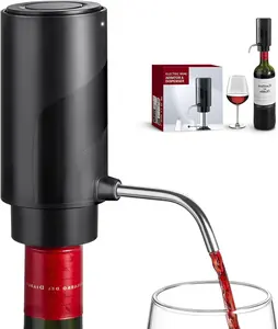 Electric  Decanter Aerator Dispenser: Automatic  Bottle Dispenser - One Button  Drink Decanter with USB Rechargeable -  Air Aerator Pourer Spout for Lovers