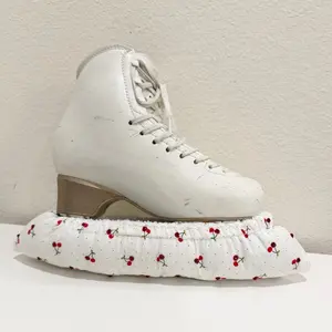 Rhinestoned Cherry Soakers for Ice Skates - Soft Guards | Handmade