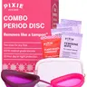 Pixie 2 Menstrual Discs for Feminine Care - 100% Medical-Grade Silicone - Ranked 1 for Softest Reusable Period Disc - Removes Like a Tampon - Wear 12 Hours - Capacity of 5 and 7 Tampons