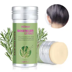 Rosemary Hair Wax Stick, Hair Styling Wax Stick, Portable Hair Styling Tool for Frizzy Hair, Hair Care & Styling Product for Women & Men