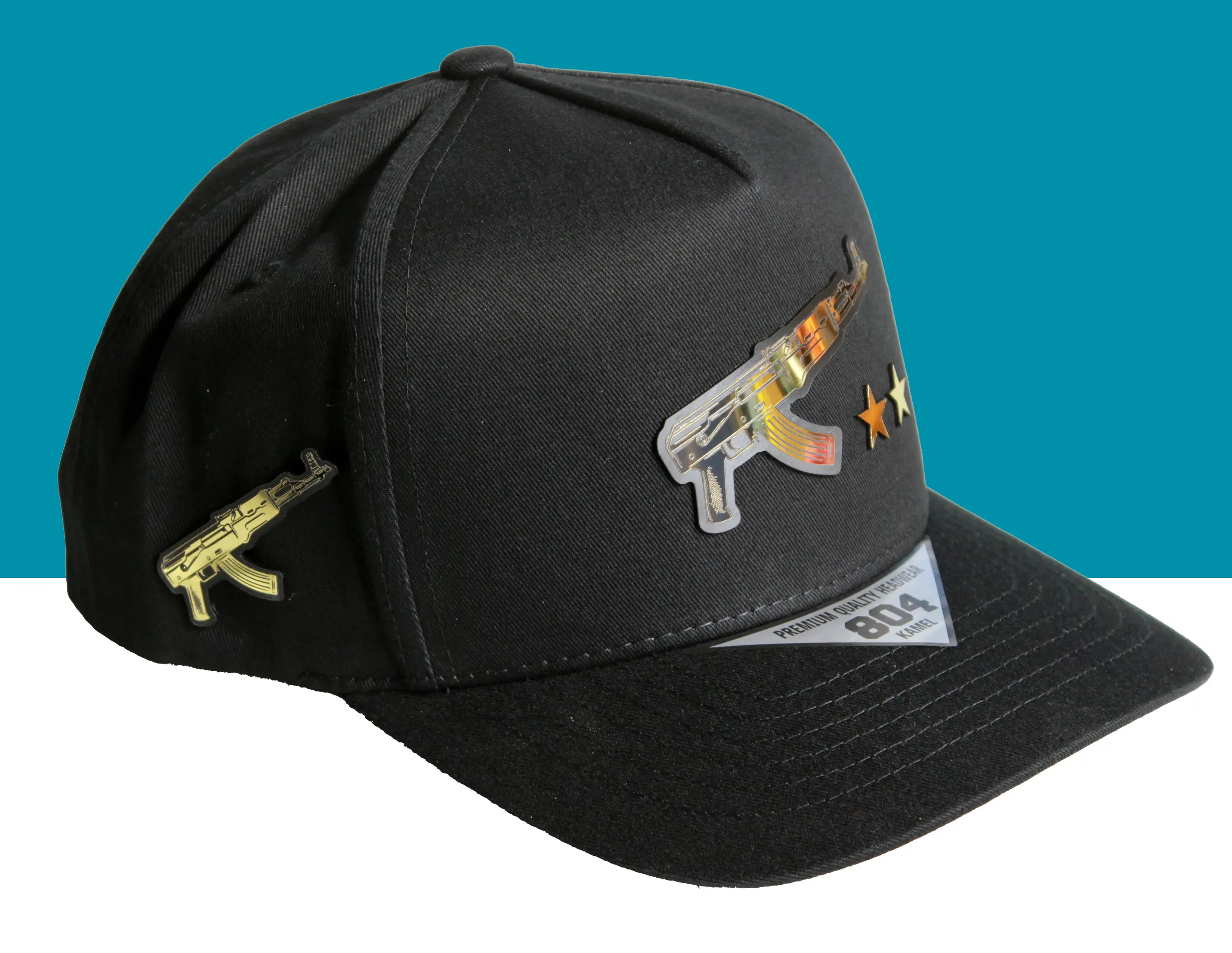 AK47 Gorras Premium Gold emblem
