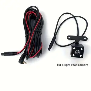 Rear View Backup Camera 5 Pin Extension Cable Night Vision HD Car Rearview Camera Waterproof Parking Assist Reverse Camera for SUV Sedan Truck RV Wide Angle Dash Cam Recorder Easy Install Car Accessories Driving Safety 2026 Tech Gadgets Universal Vehicle