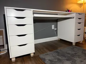 IKEA Alex Drawer Feet – 3D Printed Vanity Legs (Set of 4) – No Casters Needed