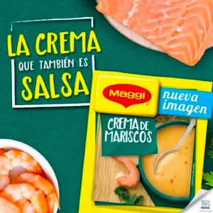 Maggi Crema de Mariscos Pack of 6 unidades creamy SeaFood Soup Traditional Central American Recipe