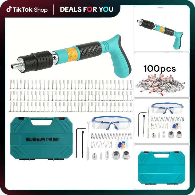 Manual Mini steel Nail Gun 5 Gears Power Adjustable Wall Nail Guns for Ceiling,Home Decoration, Manual Steel Nails Gun Tool, home furnishings, Mini Po