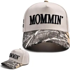 Mommin Trucker Hat| Embroidered Canvas Baseball Cap| Adjustable Snapback for Women hat