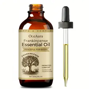 30ML Frankincense Essential Oil, Body Care Oil for Soothing Shoulder & Back Muscles, Moisturizing Body Care Oil for Women & Men, Cosmetic, High Quality Oil