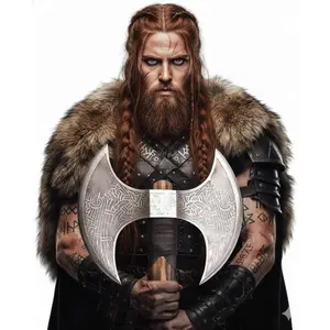 Store Axe Real with Vikings Knife Headed Axe Sided Ax Replica and Cosplay Axe of 30 inch Christmis Gift Gift for him|Ax-1001049|