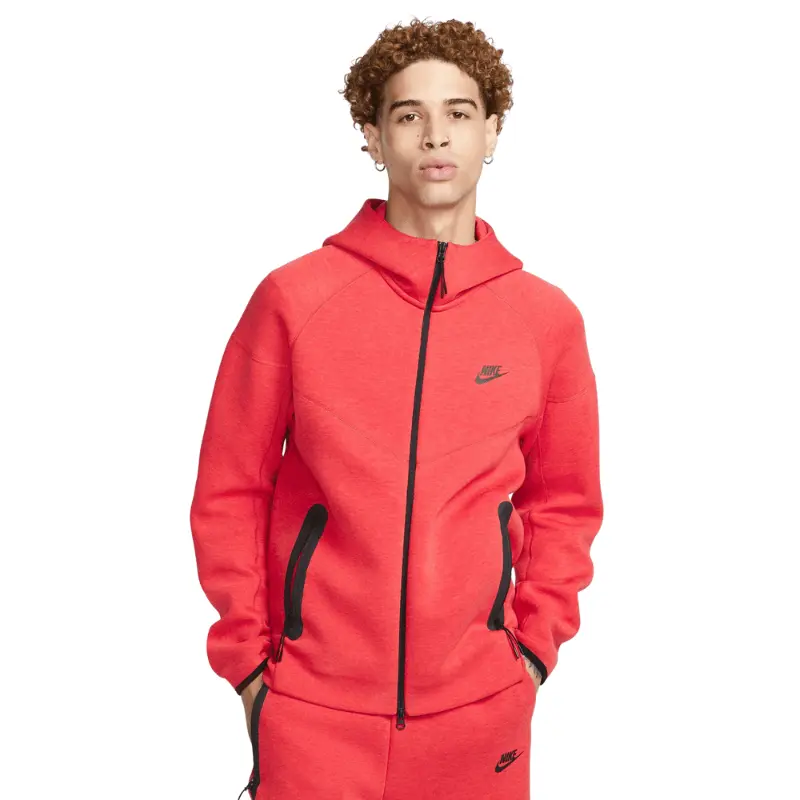 Men's Nike Sportswear Tech Fleece Windrunner Full-Zip Drop Shoulder Longsleeves Hoodie - Athletic Top for Loose Casual Athleisure