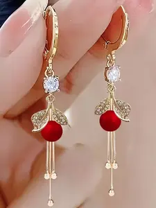 Elegant Beaded Fringe Earrings with Long Dangle, Perfect Gift for Birthdays, Christmas, Anniversaries, Stylish Jewelry for Women