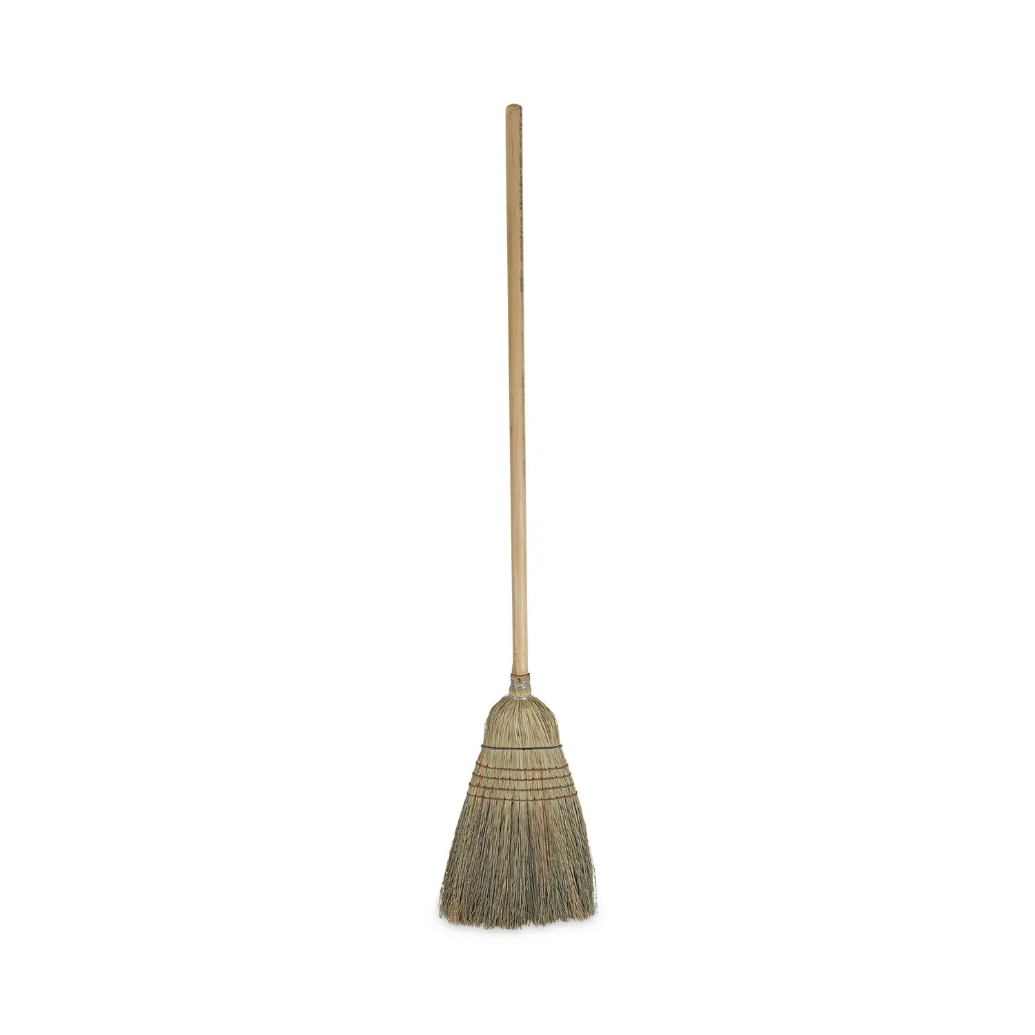 Warehouse Broom Corn Fiber Bristles 56" Overall Length Natural BWK932CEA