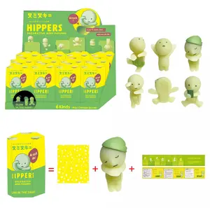 Smiski | Blind Box Smiski Hippers Attach Series | Hippers Decorative Mini Figures Random | Blind Box Glow In The Dark Series | High Quality | Gift