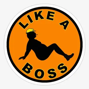 Like A Boss Sticker HSS
