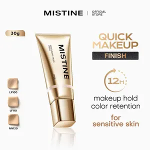 MISTINE Soft and Light Tinted Cream,Evens Out Skin Tone, Conceals Blemishes, Moisturizes and Long Lasting Foundation Concealer Makeup Cosmetic 30g