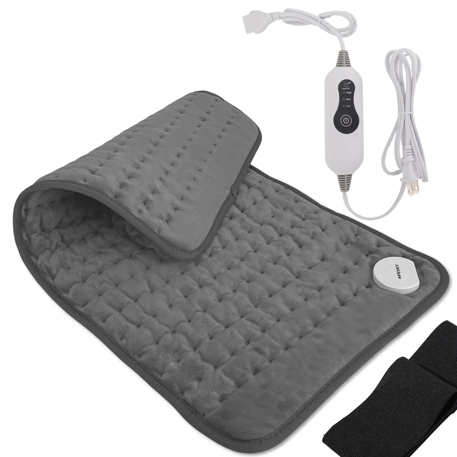 Electric Blanket, Electric Heating Pad For pain relief, dual-use for dry or wet therapy Suitable for home/office/travel Relieves menstrual cramps and body aches Heating pad, machine washable Eco-friendly materials Fleece with Heated Massage Table 3D Calen