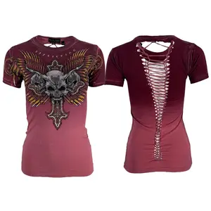 Affliction Women's T-Shirt Hyper Speed