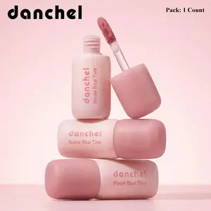 danchel Velvet Matte Blur Lip Tint, Matte Lip Stain, 2-in-1 for Lips & Cheeks, Long-Lasting & Smudge-Proof, Buildable Color Payoff, Lightweight & Non-Sticky, Smooth Easy Application, Available in 10 Shades, Go-To Daily Makeup