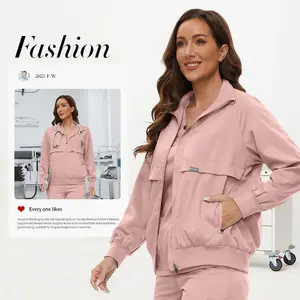 Women'sMedicalClinicalJacket-SurgicalUniformforHospital,PetGrooming&SurgeryUse