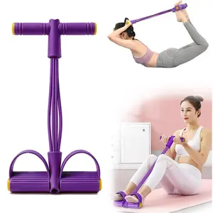 Mother’s Day gift: 6-tube manual resistance band set for leg training, eco-friendly natural latex yoga stretching bands, multifunctional adjustable elastic bands suitable for home gym workouts; fitness equipment, suitable for both men and women.