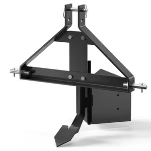 Gaomon Heavy Duty Metal Middle Buster Plow, Category 1 3-Point Quick Hitch Tractor Attachment for Farmland and Greenhouse Operations