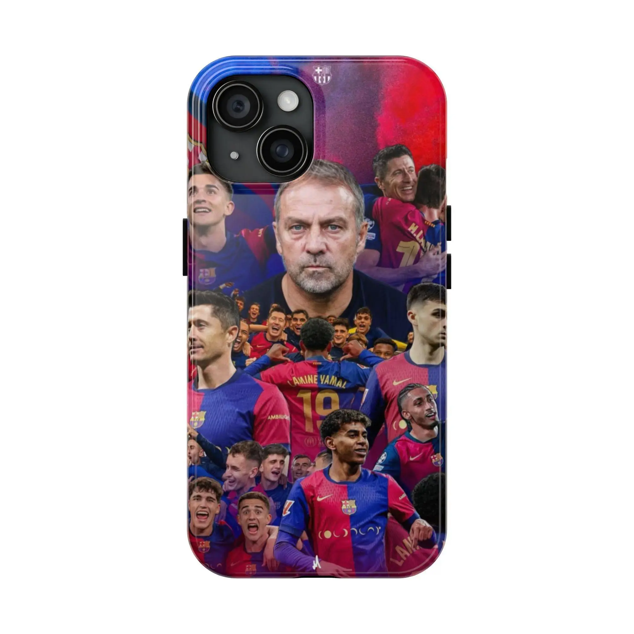 Barcelona Fan Smartphone Case - Handheld Cellphone Protection Cover Compatible with iPhone 17,16,15,14,13 Devices, Casing