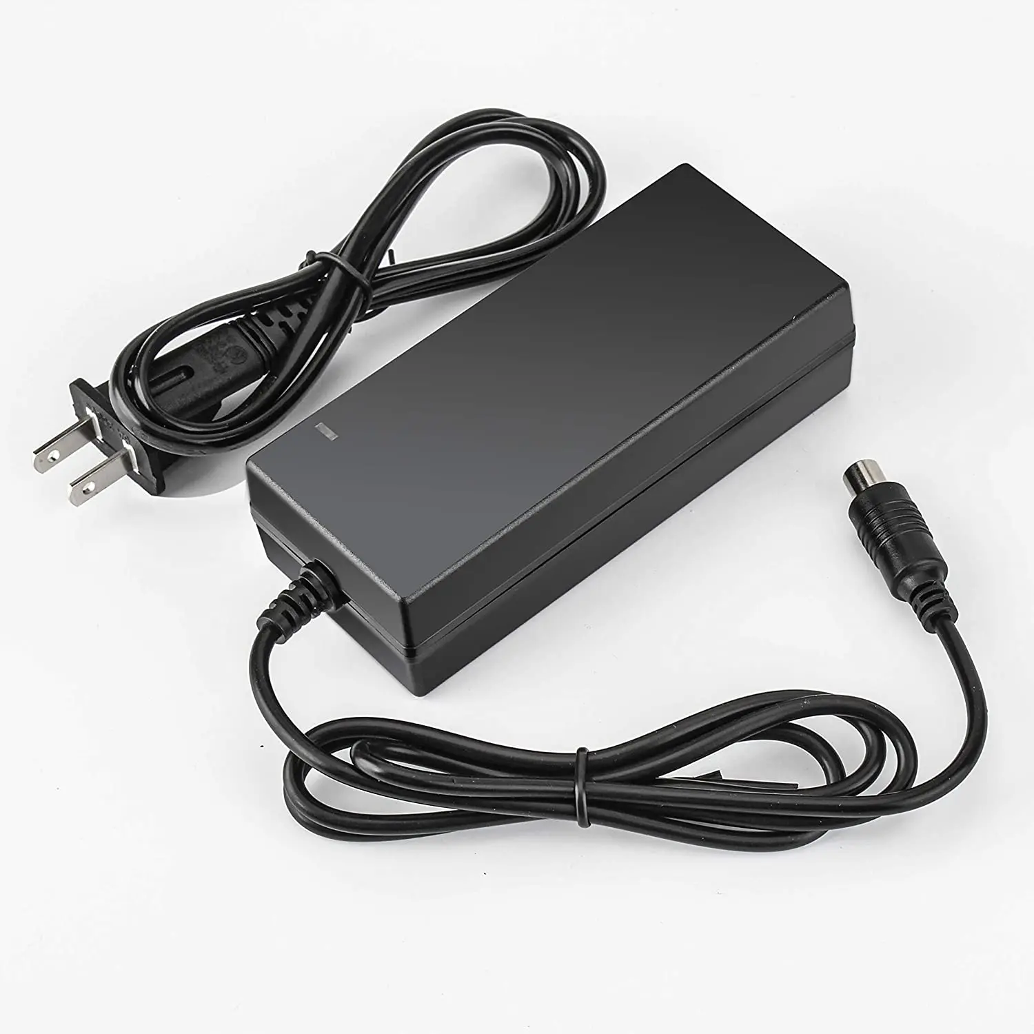 42V 1.5A Round Plug Electric Scooter Charger - Fast Charging Power Adapter for ES4, ES2, ES1L E-Bikes & Kick Scooter, Durable (Durability-Focused) Accessory with LED Indicator, Circuit Overload & Over Voltage Protection, Material Overload Protection