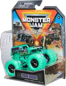 Monster Jam 2024 Official 1:64 Diecast Truck Series 38 Over Charged Grave Digger