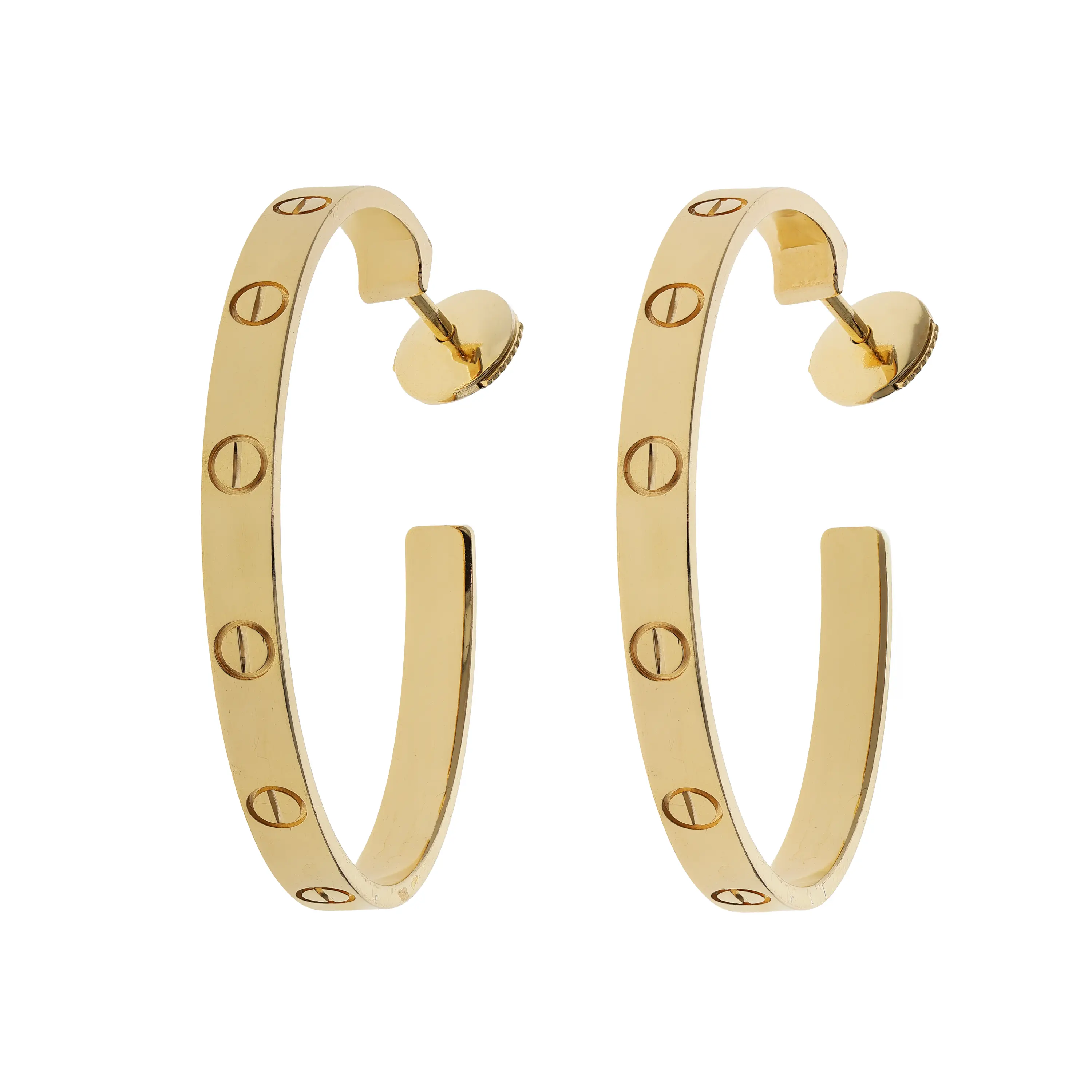 Pre-owned Cartier Love Hoop Earrings