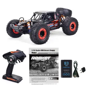 1/10 Scale Brushless Motor 4WD Remote Controlled Vehicle - Adult RC Desert Buggy with High Efficiency, Authentic Off-Road Look, 43 MPH Max Speed, Off-Road Wheels