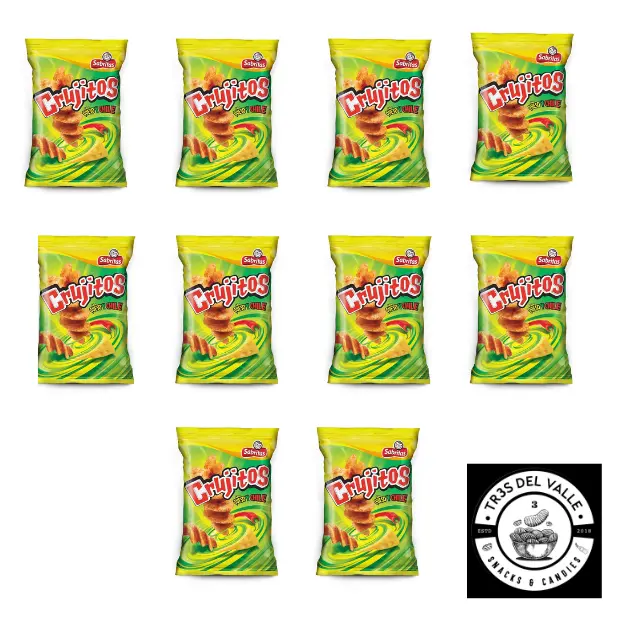 11PK CRUJITOS CHEESE - MEXICAN CHIPS (Small Size) - SABRITAS MEXICANAS - PAPITAS MEXICANAS