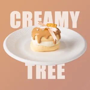 Creamy Tree Caramel Sandwich Cookie Squishy Toy