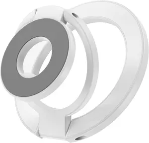 Phone Grip Stand for  17/16e/16/15/14/13/12 Pro Max, Double Adjustable Gym Finger Ring Grip MagSafe Ring Holder with Kickstand for  Galaxy S25/S25 Ultra/S25 Plus/S24 FE/S24 Ultra