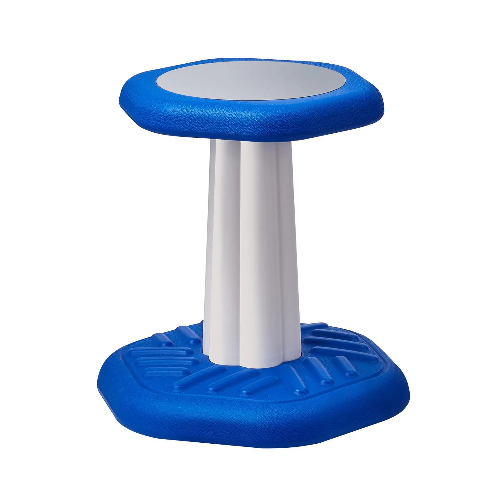 【Summerfinds】Kids' Ergonomic Plastic Sensory Swivel Chair - Sturdy, Stable, Sponge Cushion, Improves Focus & Posture, Calms 3-7 Yrs, Ideal for Schools, Blue, Easy Setup, 154 lb Weight Cap, Fun Children's Furniture
