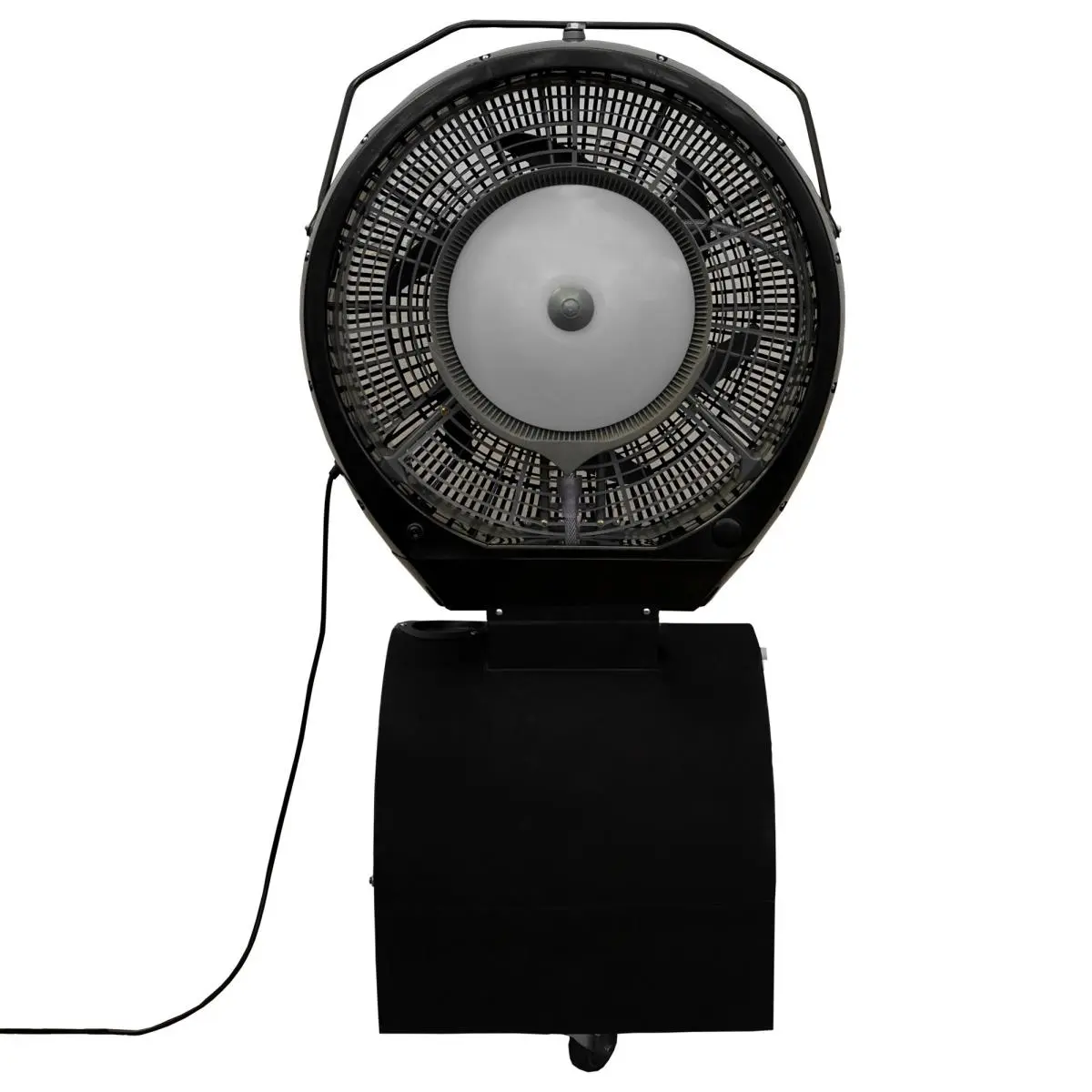 212 MAIN EcoJet 030403 Eco-Friendly Cooling Standing Fan - 110V Plug Portable Tower Fan, 18 gal Cyclone Reservoir, Black Design, Cools Up to 800 Sq Ft, Ideal for Outdoor Kitchens, Bars