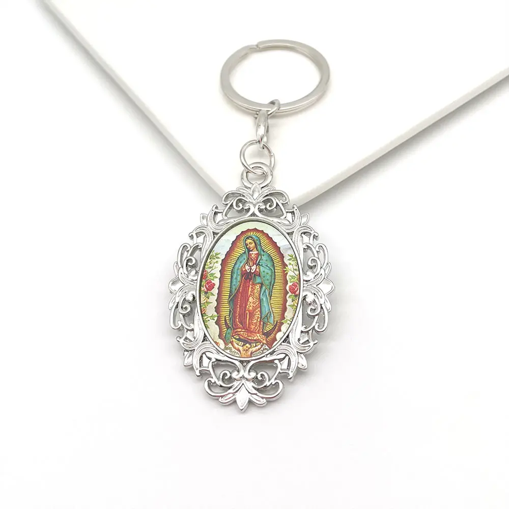 Our Lady Of Guadalupe Lace Keychain