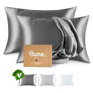 Bare Home Mulberry Silk Pillowcase Set