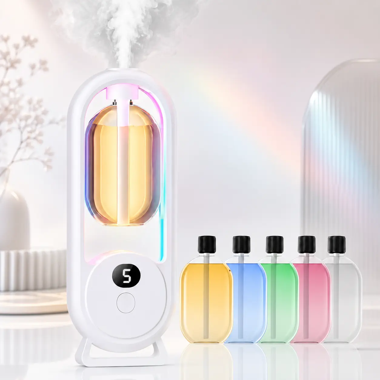 Portable fragrance diffuser, USB rechargeable, automatic mode - perfect gift