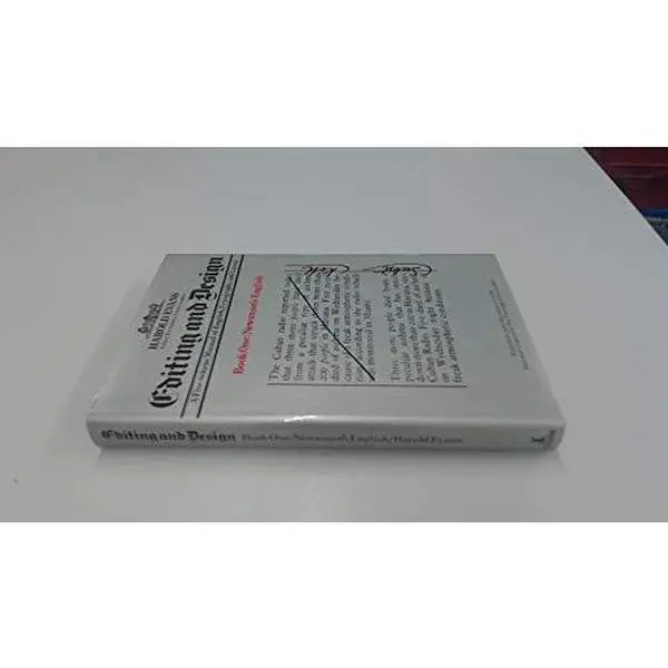 USED-Editing and Design: A Five-Volume Manual of English, Typography and Layout by Harold Evans (Hardcover)