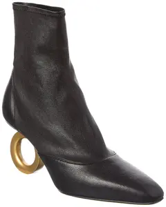 DNU PACK Ferragamo Leather Bootie