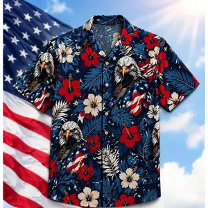 Patriotic America 250 Hawaiian Shirt 1776–2026, Vintage Patriotic Hibiscus Shirt, 250 Years of America Celebration Button Down#TikTokMadeMeBuyIt#AmericanStyle#250Years#Casual Outfit#TrendyTee