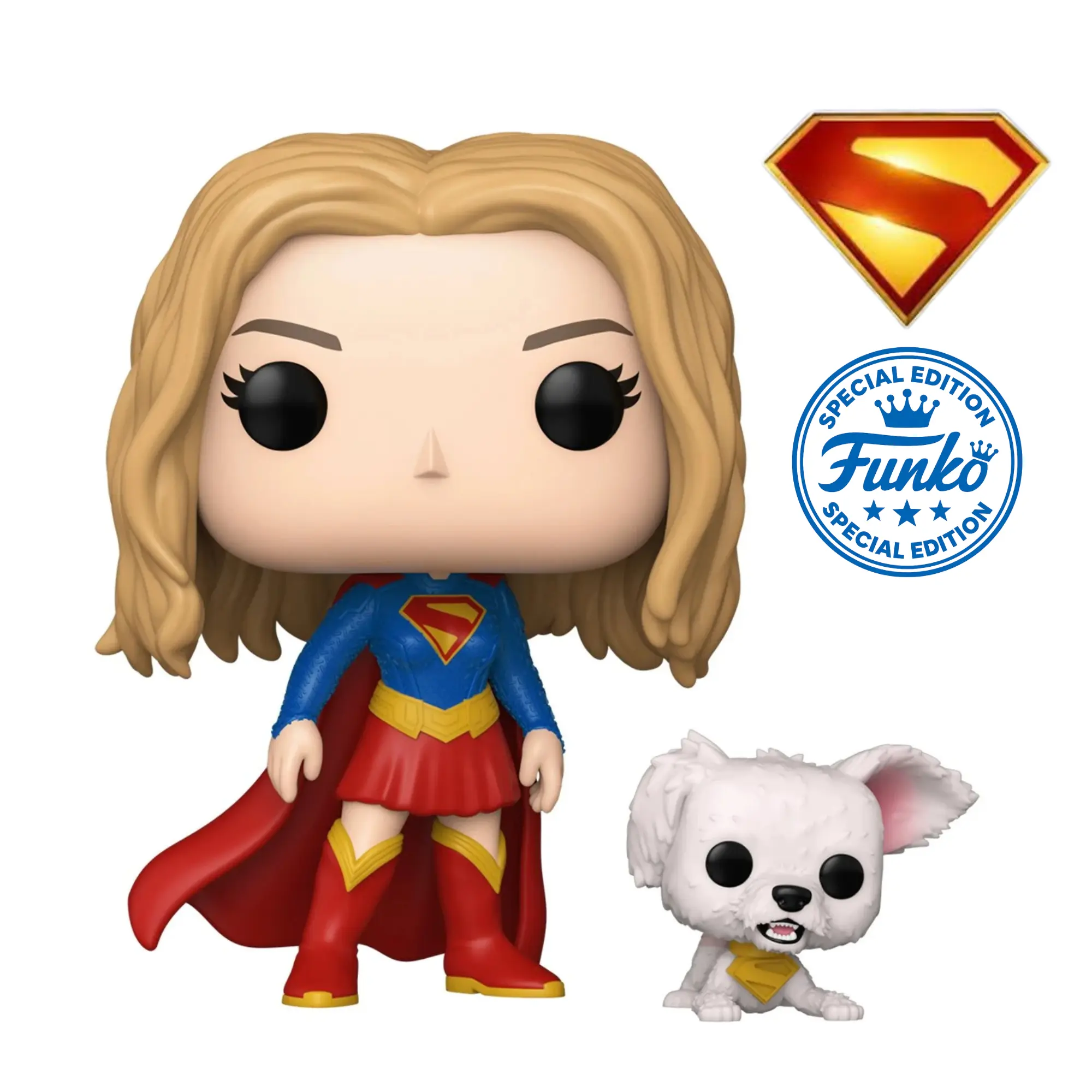 Supergirl (2026) Supergirl with Puppy Krypto Funko Pop! Vinyl Figure and Buddy #633