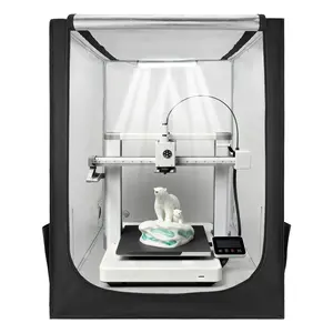 【Summervibes】VEVOR 3D Printer Enclosure, Dustproof Waterproof Large Oxford Cloth 3D Printer Tent, Constant Temperature Protective Case with LED Lighting, Compatible with Creality/ELEGOO/Anycubic Popular Models