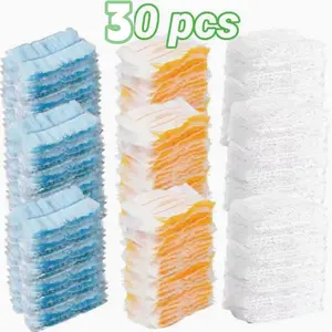 30pcs, Disposable Duster Refills, Electrostatic Duster Cloths Replacement - Effortless Dust Removal For Electronics, Furniture, Blinds, And Ceiling Fans – (Handle Not Included) - Cleaning Supplies, Cleaning Accessories