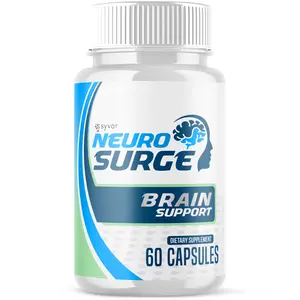 (1 Pack) Neuro Surge Nootropic All Natural Super Brain Supplement 60 Capsules