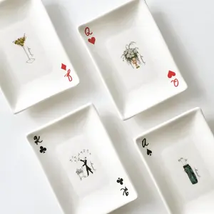 Parlay | Snack Plates | Luxury Plates for Hosting, Gifting, Friends and Family Game Nights | Home Decoration