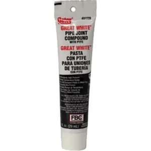 Oatey Scs 31229 1 oz. Great White Pipe Joint Compound With PTFE