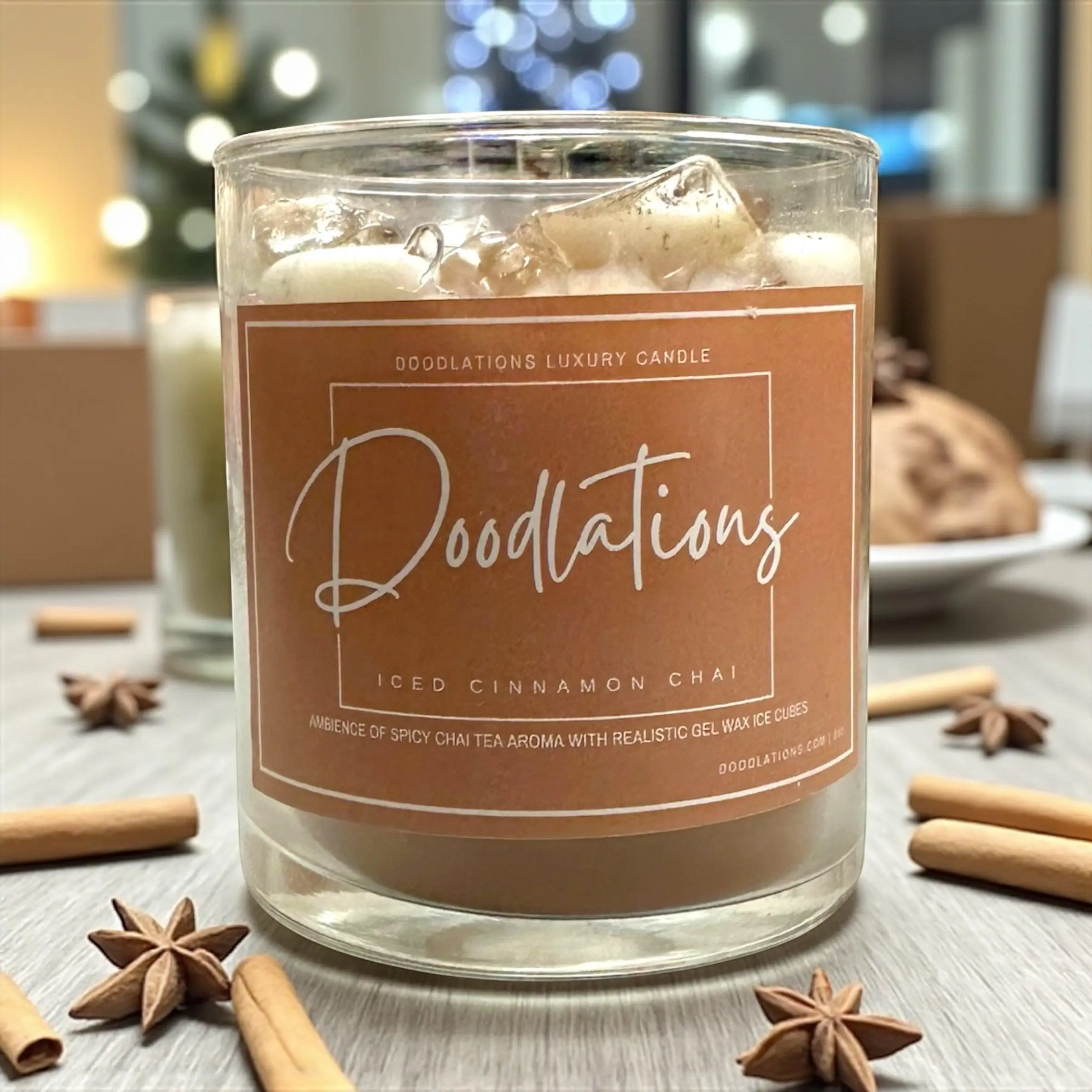 Doodlations Boutique Candle | Cinnamon Chai Latte