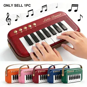 Mini Portable Piano Toy for Kids Ages 3-5, Music Discovery & Learning Instrument, Ideal for Car, Travel, Camping