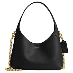 COACH Brooklyn 23 Leather Tote Bag with Magnetic Logo Closure for Women