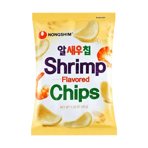 NONGSHIM Korean Shrimp Chips 1.59oz - Crispy Snack with Real Shrimp Flavor